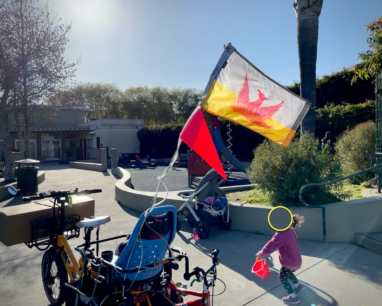 Small - 12" x 18" SF Fog & Gold Flag