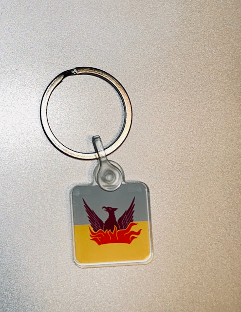 Key chain 1" x 1"